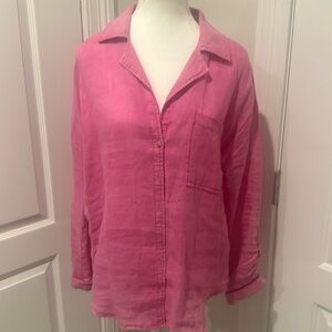 Anthropology, linen blouse